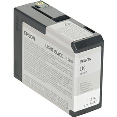 Epson cartuccia     light nero T 580  80 ml              T 5807