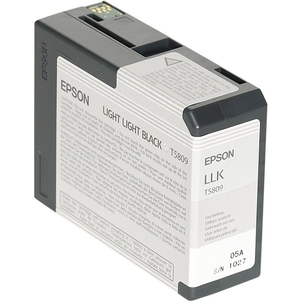 Epson cartuccia     light light nero  T 580  80 ml        T 5809