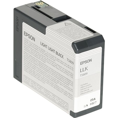 Epson cartuccia     light light nero  T 580  80 ml        T 5809