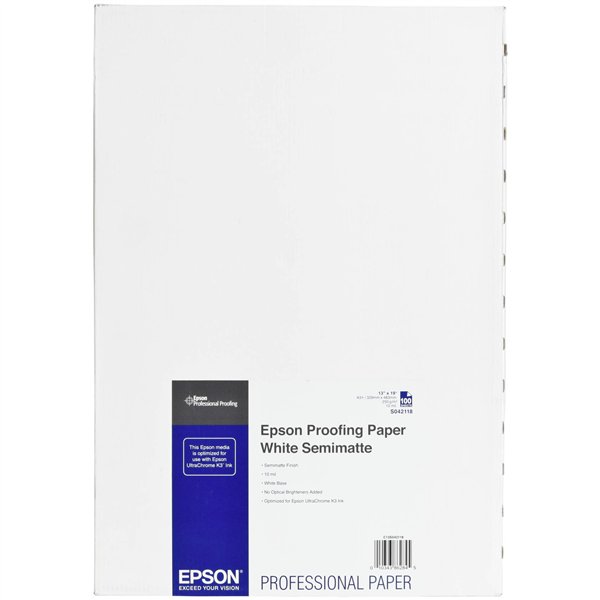 Epson Proofing carta bianco Semimatte A 3+ 100 p.   S 042118