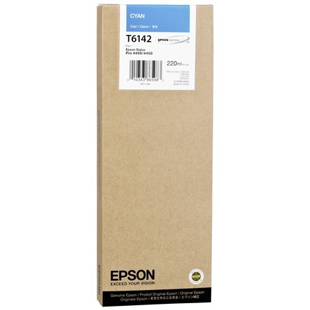Epson cartuccia     ciano T 614  220 ml             T 6142