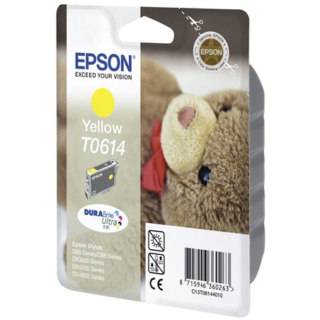 Epson cartuccia     giallo T 614  220 ml             T 6144