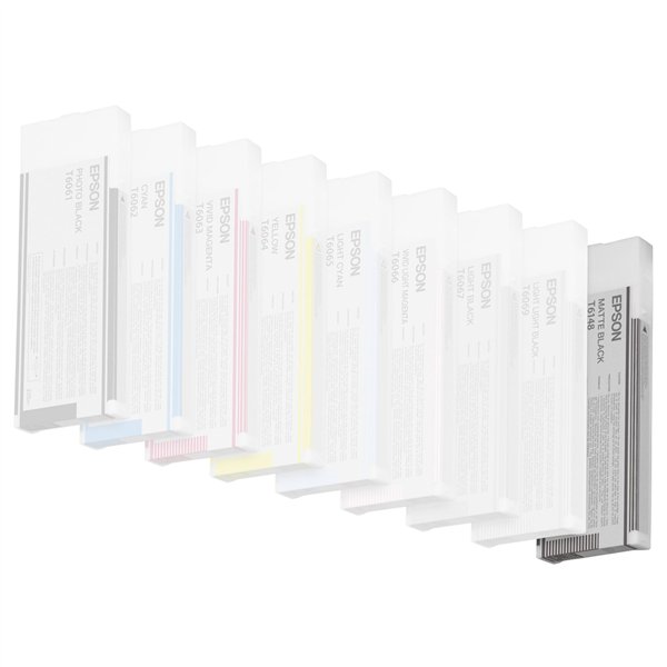 Epson cartuccia nero opaco T 614  220 ml             T 6148