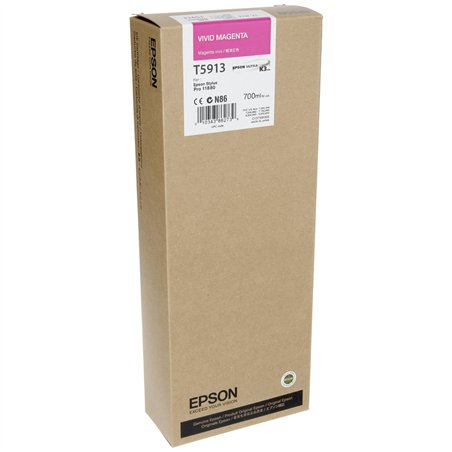 Epson cartuccia     vivid magenta T 591  700 ml     T 5913