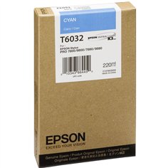 Epson cartuccia     ciano T 603  220 ml             T 6032