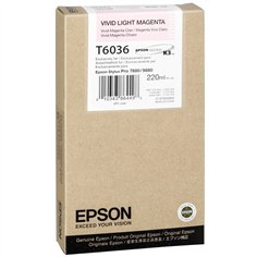 Epson cartuccia     vivid light magenta T 603  220 ml     T 6036