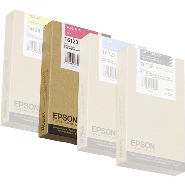 Epson cartuccia     magenta T 612  220 ml             T 6123