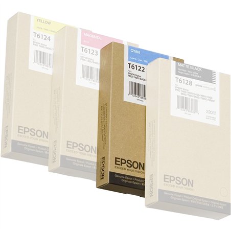 Epson cartuccia     ciano T 612  220 ml             T 6122