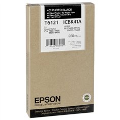 Epson cartuccia     foto  nero T 612  220 ml             T 6121