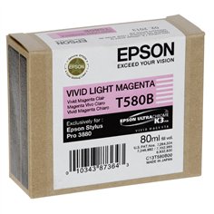 Epson cartuccia     vivid light magenta T 580 80 ml       T 580B