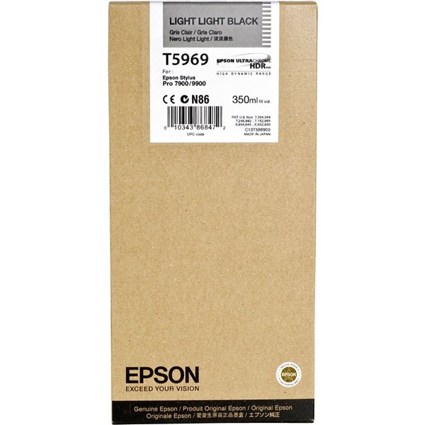 Epson cartuccia     light light nero  T 596  350 ml T 5969