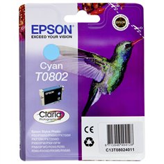 Epson cartuccia     ciano T 080                     T 0802