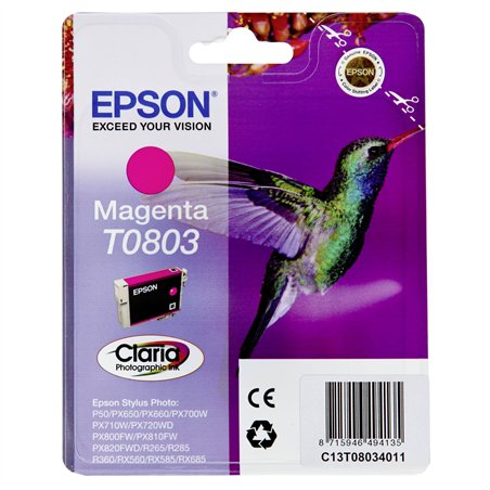 Epson cartuccia     magenta T 080                     T 0803