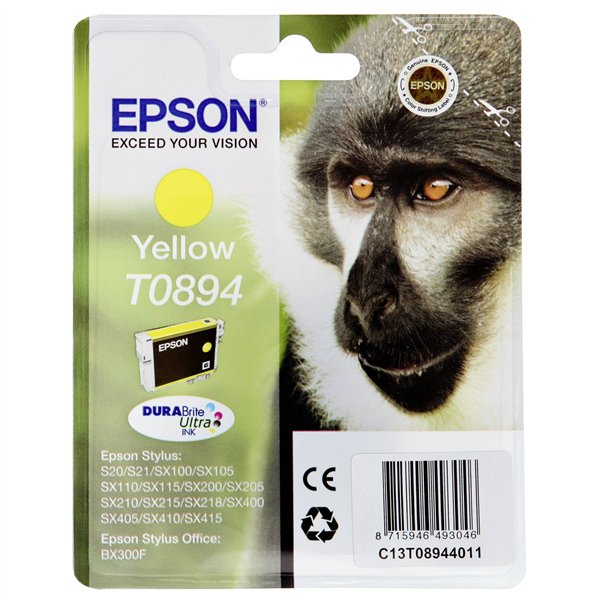 Epson DURABrite Ultra Ink T 089 cartuccia     giallo      T 0894