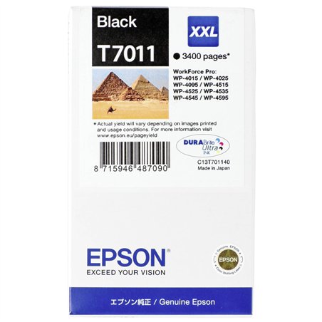 Epson cartuccia     XXL nero T 701 WorkForce Pro       T 7011