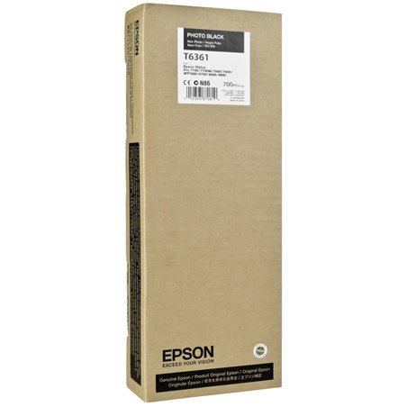 Epson cartuccia     foto nero    T 636 700 ml      T 6361