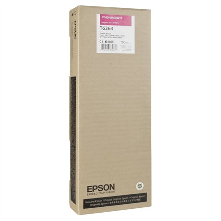 Epson cartuccia     vivid magenta T 636 700 ml      T 6363