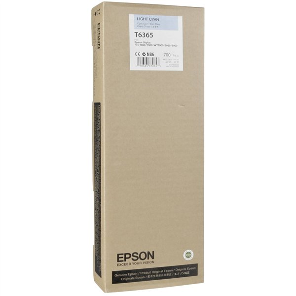 Epson cartuccia     ciano chiaro T 636 700 ml              T 6365