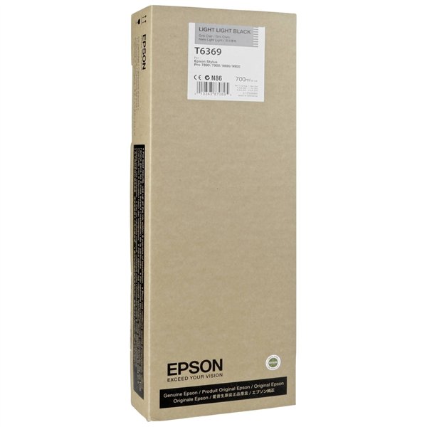 Epson cartuccia     light light nero    T 636 700 ml      T 6369