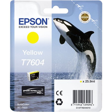 Epson cartuccia giallo T 7604