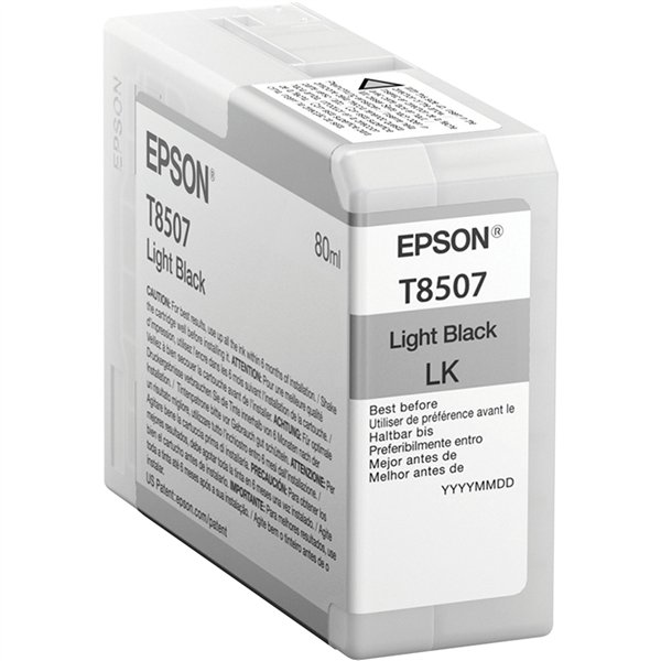 Epson cartuccia light nero T 850 80 ml               T 8507