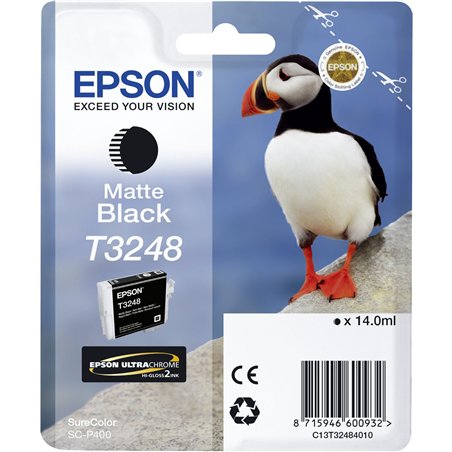 Epson cartuccia opaco nero T 324                     T 3248
