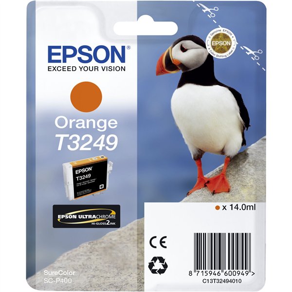 Epson cartuccia arancio T 324                     T 3249