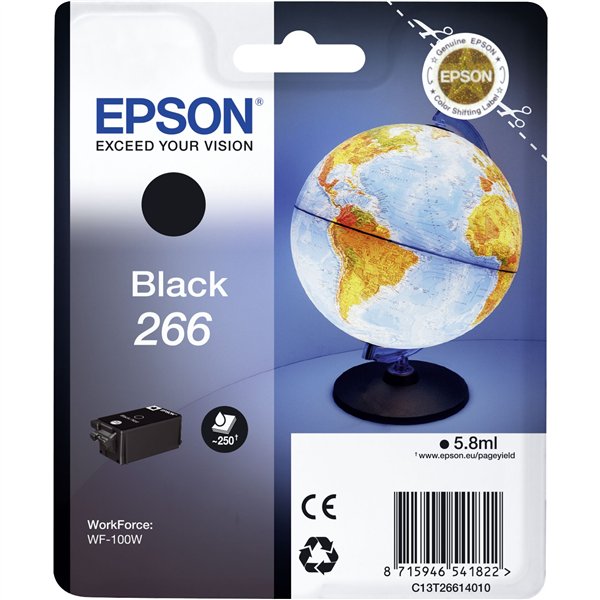 Epson cartuccia nero T 266