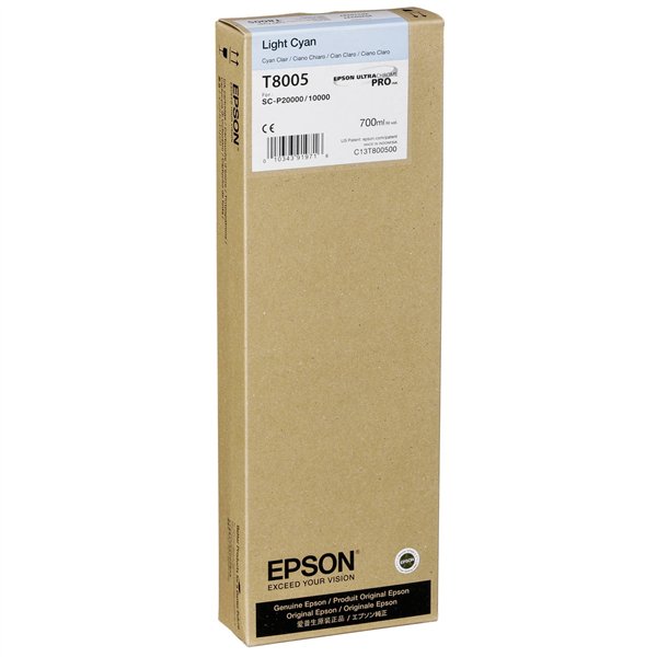 Epson cartuccia UltraChrome Pro light ciano 700 ml T 8005