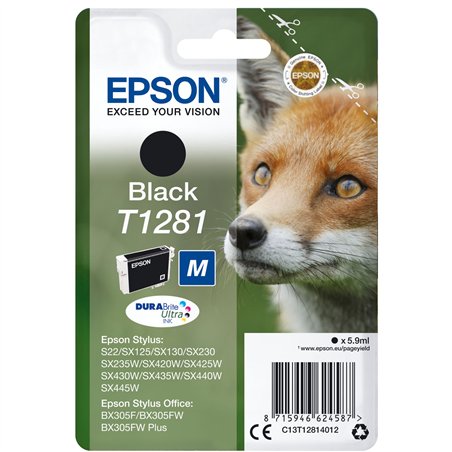 Epson cartuccia nero DURABrite T 128           T 1281