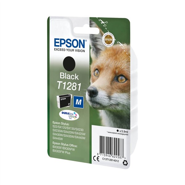 Epson cartuccia nero DURABrite T 128           T 1281