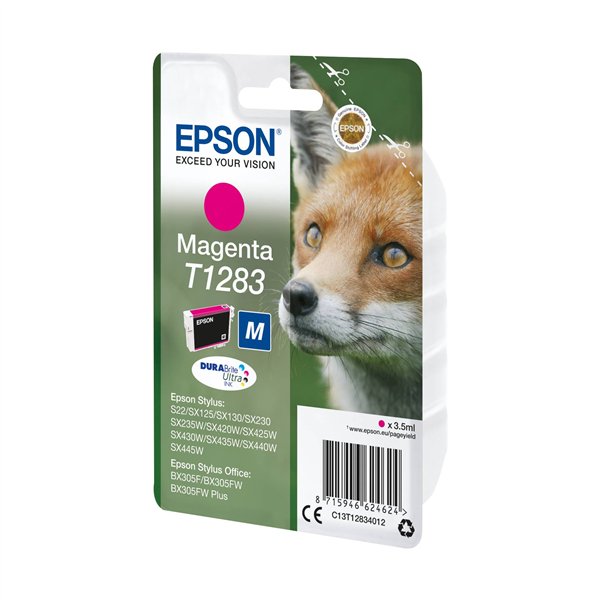 Epson cartuccia magenta DURABrite T 128           T 1283