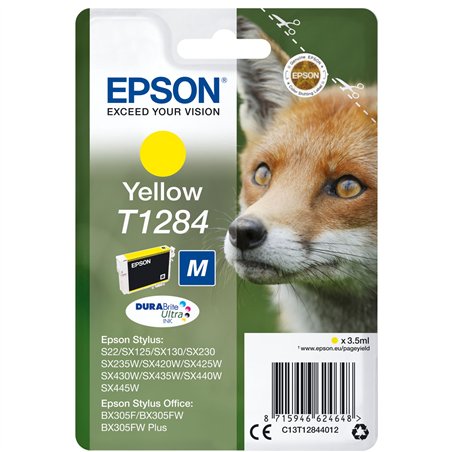 Epson cartuccia giallo DURABrite T 128           T 1284