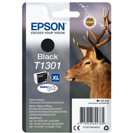 Epson cartuccia nero DURABrite T 130           T 1301