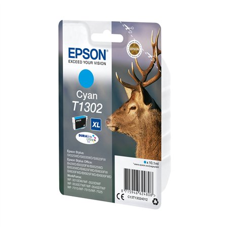 Epson cartuccia ciano DURABrite T 130           T 1302