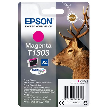 Epson cartuccia magenta DURABrite T 130           T 1303