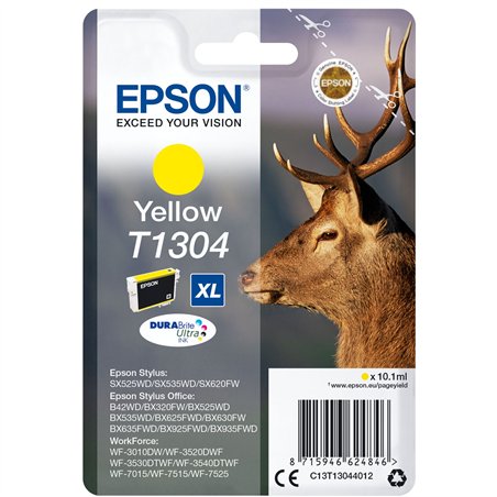 Epson cartuccia giallo DURABrite T 130           T 1304