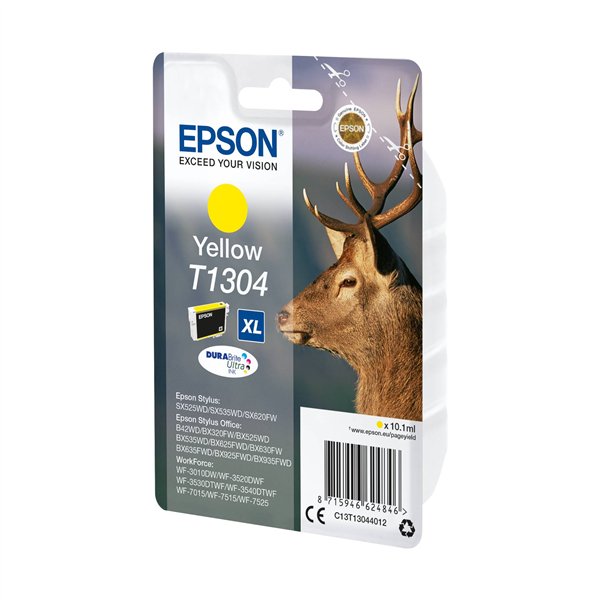 Epson cartuccia giallo DURABrite T 130           T 1304