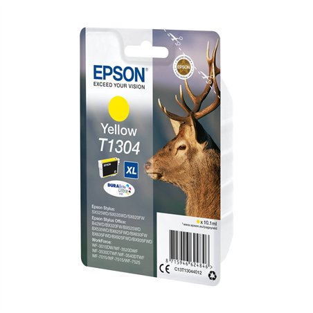 Epson cartuccia giallo DURABrite T 130           T 1304