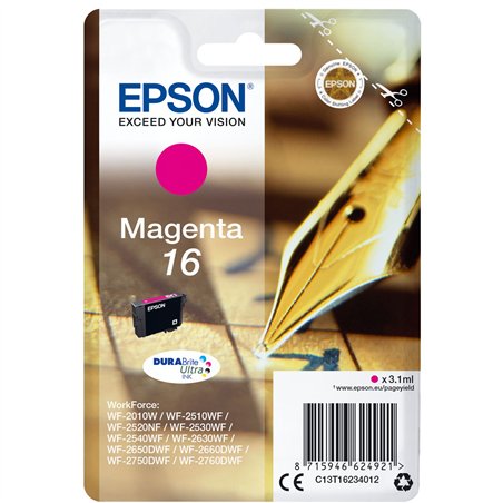 Epson cartuccia magenta DURABrite Ultra T 162     T 1623