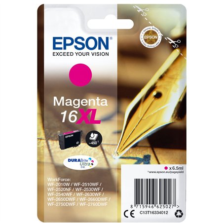Epson cartuccia XL magenta DURABrite Ultra T 163     T 1633