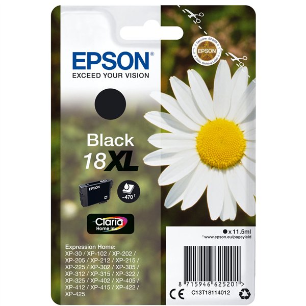 Epson cartuccia XL nero Claria Home T 181         T 1811
