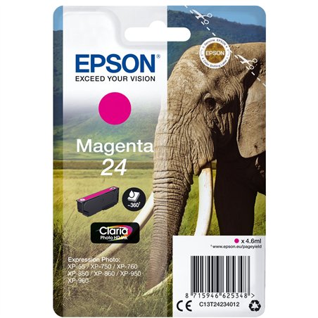 Epson cartuccia magenta Claria Photo HD T 242     T 2423