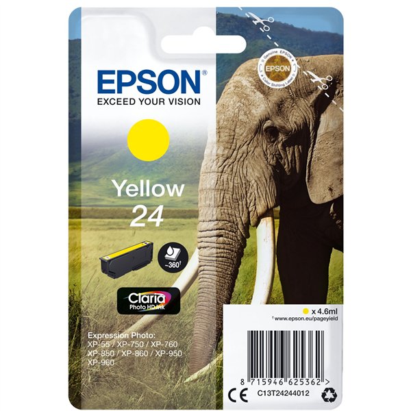 Epson cartuccia giallo Claria Photo HD T 242     T 2424
