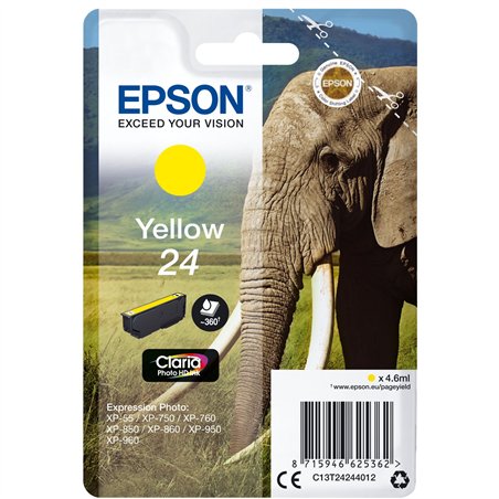Epson cartuccia giallo Claria Photo HD T 242     T 2424