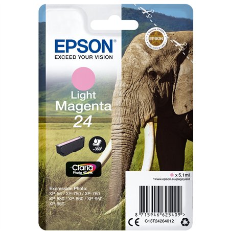 Epson cartuccia light magenta Claria Photo HD   T 2426