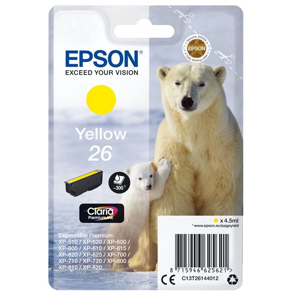 Epson cartuccia giallo Claria Premium T 261      T 2614