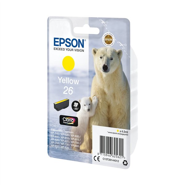 Epson cartuccia giallo Claria Premium T 261      T 2614