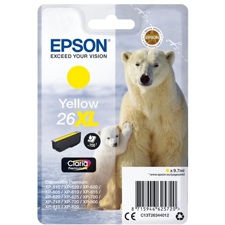 Epson cartuccia XL giallo Claria Premium T 263      T 2634