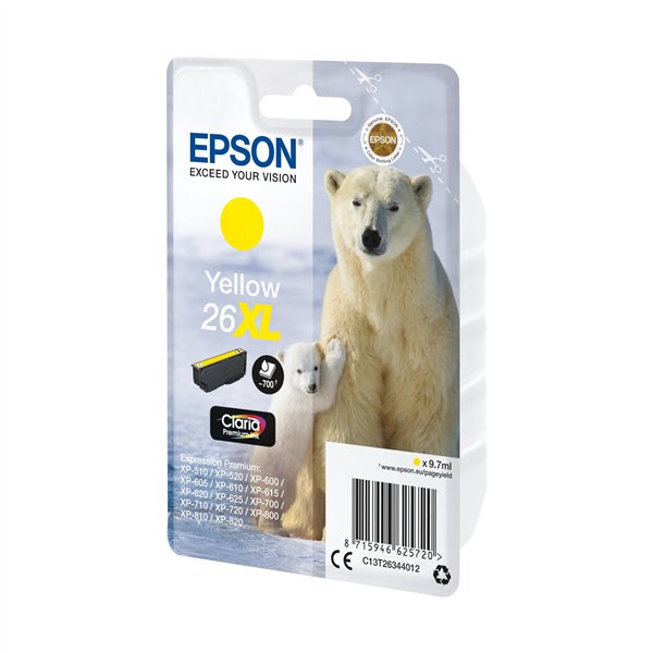 Epson cartuccia XL giallo Claria Premium T 263      T 2634